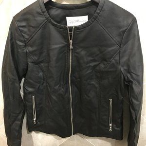 Jaclyn Smith faux- leather jacket,   size L